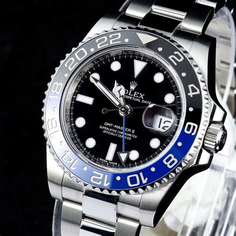 rolex gmt blue black used|rolex gmt master blue black.